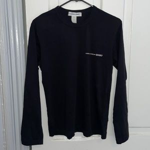 Comme des garçons tee black